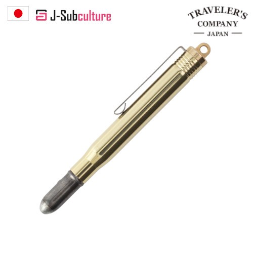 Designphil Traveler's Company TRC Brass Ballpoint Pen Solid Brass 36726006 [Direct From Japan]