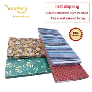 VESPERA 100% Original Foam with Cover 2/4 Inch Single Double King Family Mattress