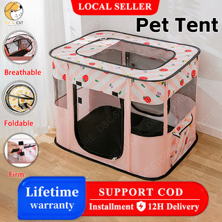 Cat Tent Cat Cage Houses For Foldable Indoor Portable Outdoor Cats Delivery Room Sangkar Kucing