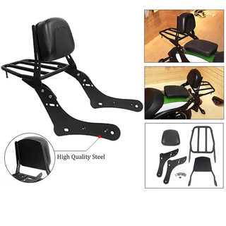 Bar Backrest with Luggage Rack for Kawasaki Vulcan S 650 VN650 for Honda CMX 500 Rebel CMX 300