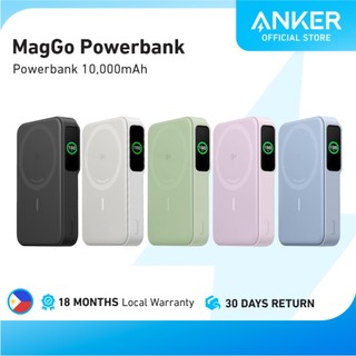 Anker MagGo Powerbank 10,000mAh, 15W with MagSafe Ultra Fast Portable Charger, iPhone 17/16/15/14/13