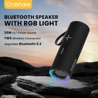Orashare BS04 Ultra Bluetooth Speaker 30W ULT Powerful Sound With RGB Super Bass TWS Stereo Speaker