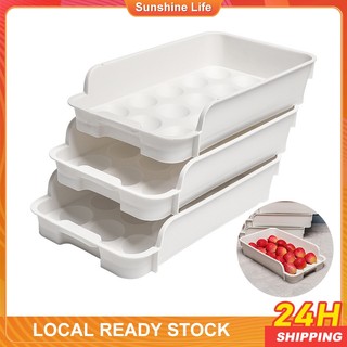 Strawberry Cherry Storage Box Plastic Refrigerator Organizer Egg Tray Egg Storage Racks