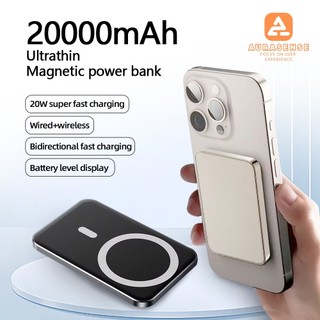 【CCC】Ultrathin Magnetic Powerbank 20000mAh Fast Charging Portable Wireless Power Bank For Android