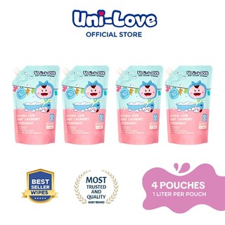 UniLove Baby Laundry Detergent 1L (Powder Scent) Pack of 4