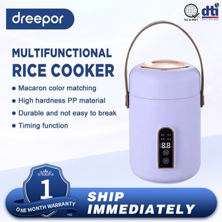 Dreepor Multifunctional Electric boiling pot Slim Type Touch Screencooker Mini Stew Cup
