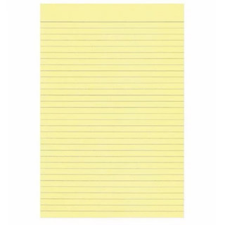 EXCELLENT Yellow Pad Paper Whole Pad 80 leave Stationary School Supplies