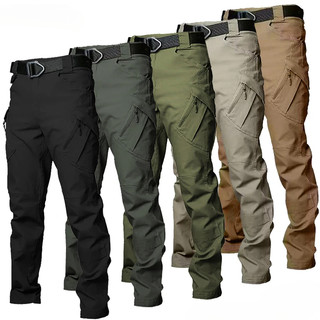 Tactical Pants Men Outdoor Waterproof Overalls Trousers Multi Pocket Male Work Cargo Pants Plus Size