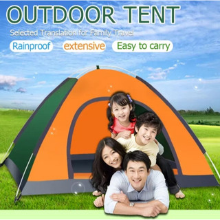 new onhand stock Waterproof Outdoor Camping Tent multi-color 2/4/6 person  dome camping tent