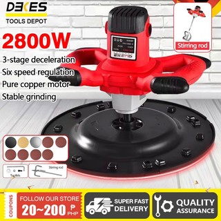 2800W wall polishing machine high quality putty cement mortar electric strength leveling machine