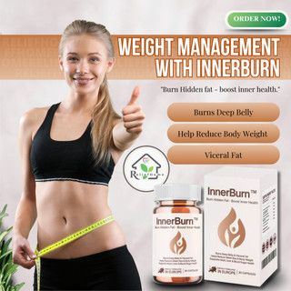 InnerBurn 30Capsules -Burn Hidden Fat Reduce Body Weight Burns Deep Belly Weight Loss Burn Fat