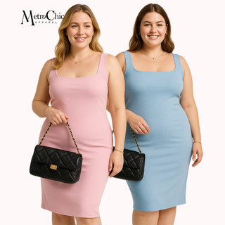 MC Jessy Bodycon Dress for Women L XL XXL  XXXL Cotton Spandex
