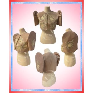 Modern Filipiniana Bolero Candy Crush Fabric