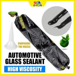 Waterproof Black Polyurethane Sealant Strong, Perfect for Windshields, Sheet Metal & Soft Ba