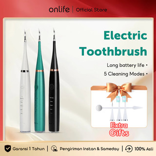 Onilfe Ultrasonic Electric TeethBrush 5 modes Cleaner Teeth Whitening Tartar Removal Teeth Brush