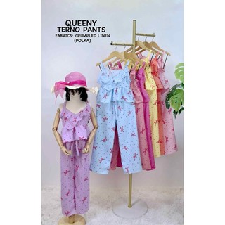 Queeny Terno Pants Alangan Size 6yo up to 9years old Girl