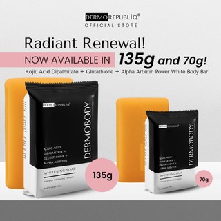 DermoBody Kojic Acid Dipalmitate + Glutathione + Alpha Arbutin Whitening Soap