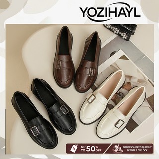 [Size35-40]British Style Vintage Boat Shoes for women black shoes for school girls
