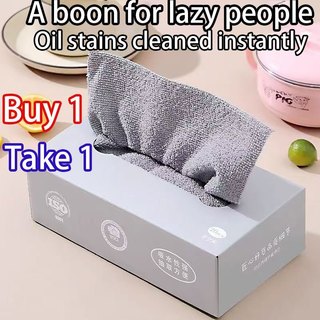 20PCS Kitchen Microfiber Towel with Box Super Absorbent Cleaning Dish cloth Wash Cloth Household gam