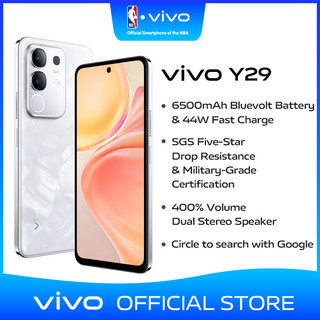 【3 months, 0% Interest】vivo Y29 cellphone丨6500 mAh Battery丨44W Fast Charge