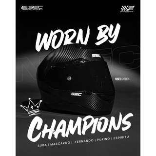 SEC Nisec Full Face Motorcycle Helmet – Gloss Carbon (XS–XXL)