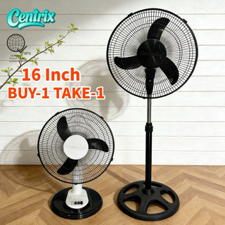 Centrix BUY-1 TAKE-1 STAND FAN＋DESK FAN PER PC 16 Inches Industrial Household Appliances 1666B+1633B