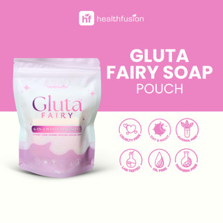 GLUTA FAIRY Soap 6 in 1 Whitening | Glutathione, Collagen, Niacinamide, AHA, BHA, Arbutin
