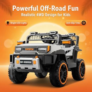 Rechargeable Car With Remote And Up To 7 years old with music ang lights