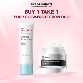 The Originote Glow Protection Duo – Ceramella Sunscreen SPF 50 +  Brightening Moisturizer Hydrate