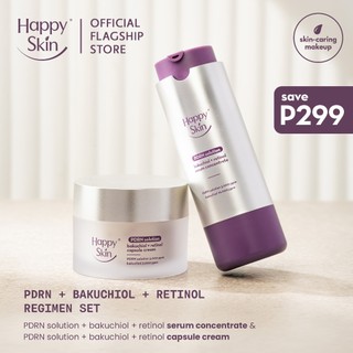 Happy Skin PDRN Solution + Bakuchiol + Retinol Regimen Set