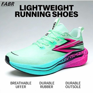 FABR Unisex Lightweight Running Shoes Mesh Breathable Carbon Plate ETPU Sneakers Sports Footwear