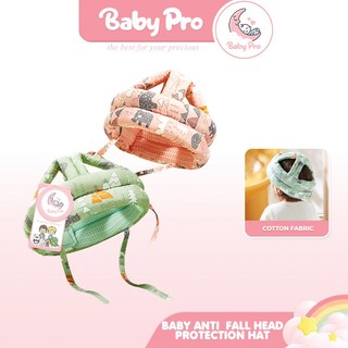 Baby Pro Baby Anti Fall Head Protection Hat for Walking Crawling Soft Cotton Fabric Comfortable
