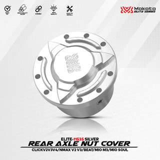 MOKOTO ELITE SERIES AXLE NUT COVER FOR CLICK/ NMAX V2 V3 / BEAT MIO M3/MIO SOUL WHEEL AXLE NUT COVER