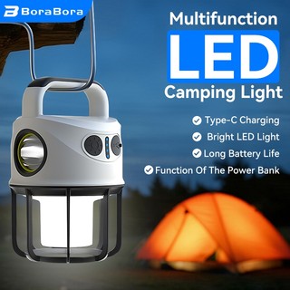 BoraBora OL04 Super Bright LED Tent Camping Light and Emergency Light Flashlight Rechargeable