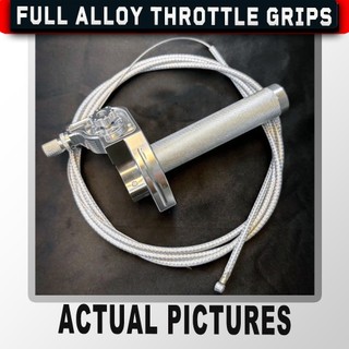 Full Alloy Quick Throttle Grip V2 With 110Cm Cable Universal For 7/8'' 22Mm Handlebars CNC Process