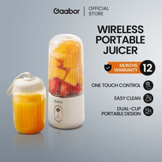 Gaabor Portable Juicer Blender For Shake Rechargeable Food Processor 350ml cup+free 280ml sport cup