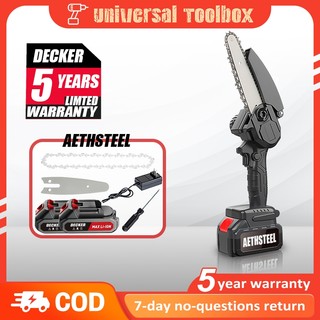 6InchCordless Electric Chainsaw Electric Saw Electric Pruning Saw Rechargeable 1599V Lithium Battey