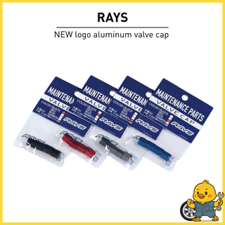 RAYS NEW logo aluminum valve cap 4-piece set【In Stock】