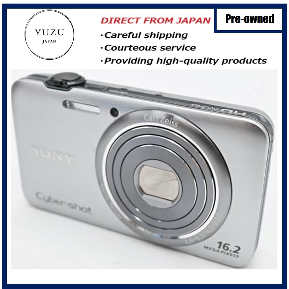 Pre-owned Product SONY Cyber-Shot DSC-WX7 Silver (Y2K DigiCam): 16.2MP Exmor R CMOS for Low-Light Ph