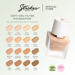 Strokes Soft Veil Filter Foundation [Oil-Free Soft Matte Liquid Foundation]