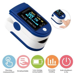 Finger Clip Oximeter – Portable LED Display Blood Oxygen & Pulse Rate Monitor for Home Use