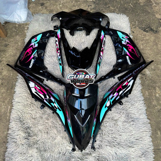 MIO I 125 FAIRINGS SET 7pcs OUTER FLEXIBLE KAHA M3