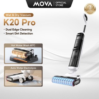 [HOT] MOVA K20 Pro Wet & Dry Cordless Vacuum Cleaner 60°C Hot Water Washing Dual-Edge Cleaning