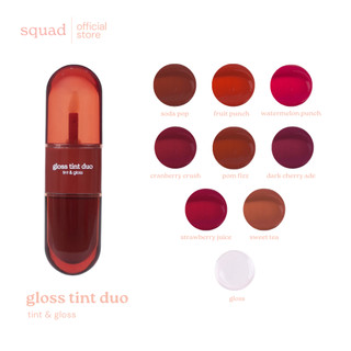 squad cosmetics gloss tint duo