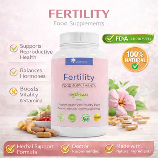 Naturethics Fertility/PCOS Food Supplement (100 Capsules) with Paragis