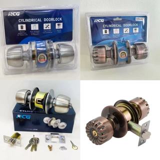 On Hand Metro Manila RCG Heavy Duty Door Knob Entrance Lock set With 3 Key #5831 Door Handle COD