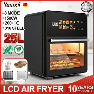 Yowxii Smart LCD Air Fryer 16L Microwave Baking Oven Large Capacity Oven Toaster Kitchen Appliances
