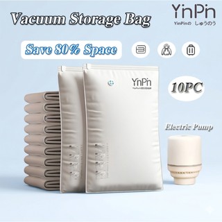 YINPIN Vacuum Sealer Bag Travel Reusable Organizer Clothing Compressed Storage Bag With Pump