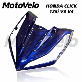 MotoVelo Front Center Cover For Honda Click 125i 150i V3 V4 ABS Parts Material With Sticker MotoVelo