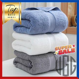 UGG Premium Plain Colored UGG Cannon Cotton Bath Towel - Quick Dry & Water Absorbent Size (70x140cm)